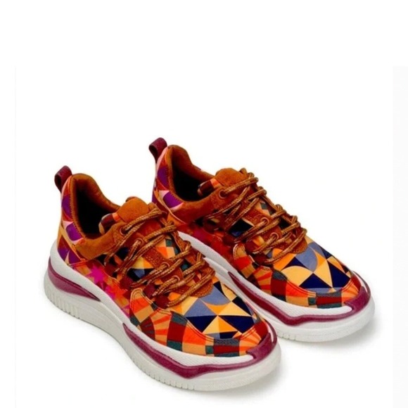FARM Rio Shoes - Farm Rio‎ Graphic Scarves Sneakers Womens Size 8
